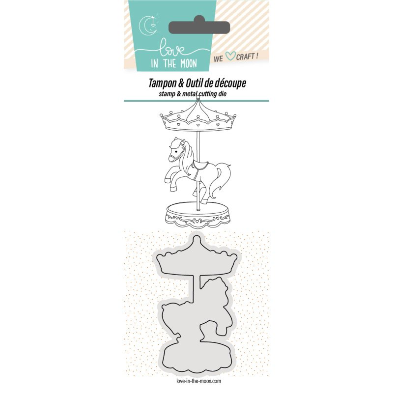 Duo Tampon & Matrice - Manège Cheval Vintage - Love in the Moon