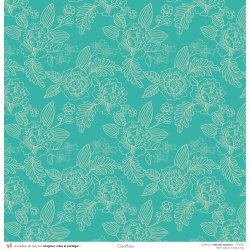 copy of  copy of Set WoodyWoodFlowers - 6 papiers 30,5x31,5 cm + 6 papiers 12x30,5cm