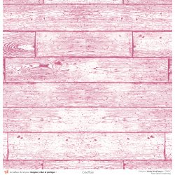 Set papiers Woody Wood Papers - 6 papiers 30,5x31,5 cm + 6 papiers 12x30,5cm