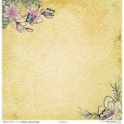 Set papiers Bonheur Partagé - 6 papiers 30,5x31,5 cm + 6 papiers 12x30,5cm