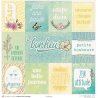 Set papiers Bonheur Partagé - 6 papiers 30,5x31,5 cm + 6 papiers 12x30,5cm