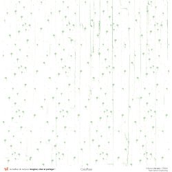 Set papiers Au vert - 12 papiers : 6 papiers 30,5x31,5 cm + 6 papiers 12x30,5cm