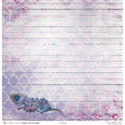 Set papiers Au vert - 12 papiers : 6 papiers 30,5x31,5 cm + 6 papiers 12x30,5cm